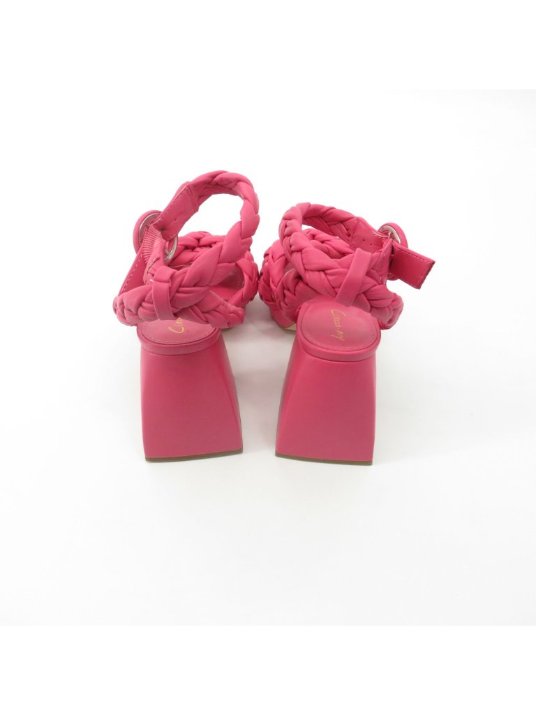 Circus Ny Pink Sandals Adjustable Ankle Strap Square Toe Size 5.5 New $100 — image 4 of 8